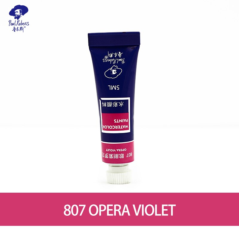 Officiële paul rubens 5ml aquareltubes 1 st operaserie fluorescerende kleuren kunstleverancier voor studenten en beginners: Opera violet