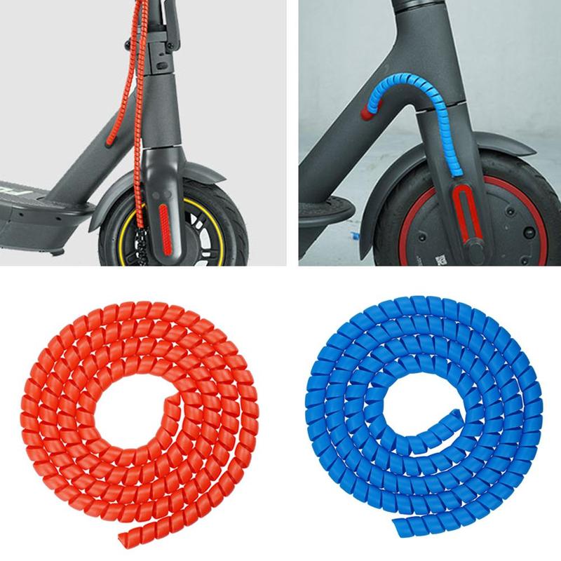 Cable Winder Protector Line Organizer for Xiaomi M365 Cable Spiral Protector Wire Protection E-Bike Winding Cable Pipe Wrap
