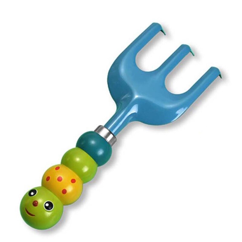 Rastrillo de pala con de oruga para niños, juguete de playa, verano, playa, excavar, arena, Mini herramienta de jardinería: C