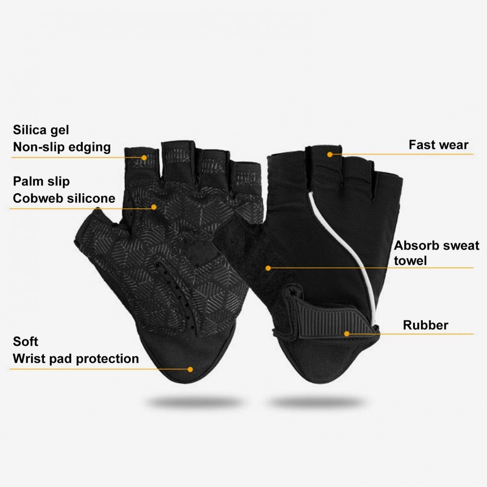 Guantes de entrenamiento para hacer deporte al aire libre, manoplas calientes prácticas, absorbentes de golpes, para gimnasio, 1 par