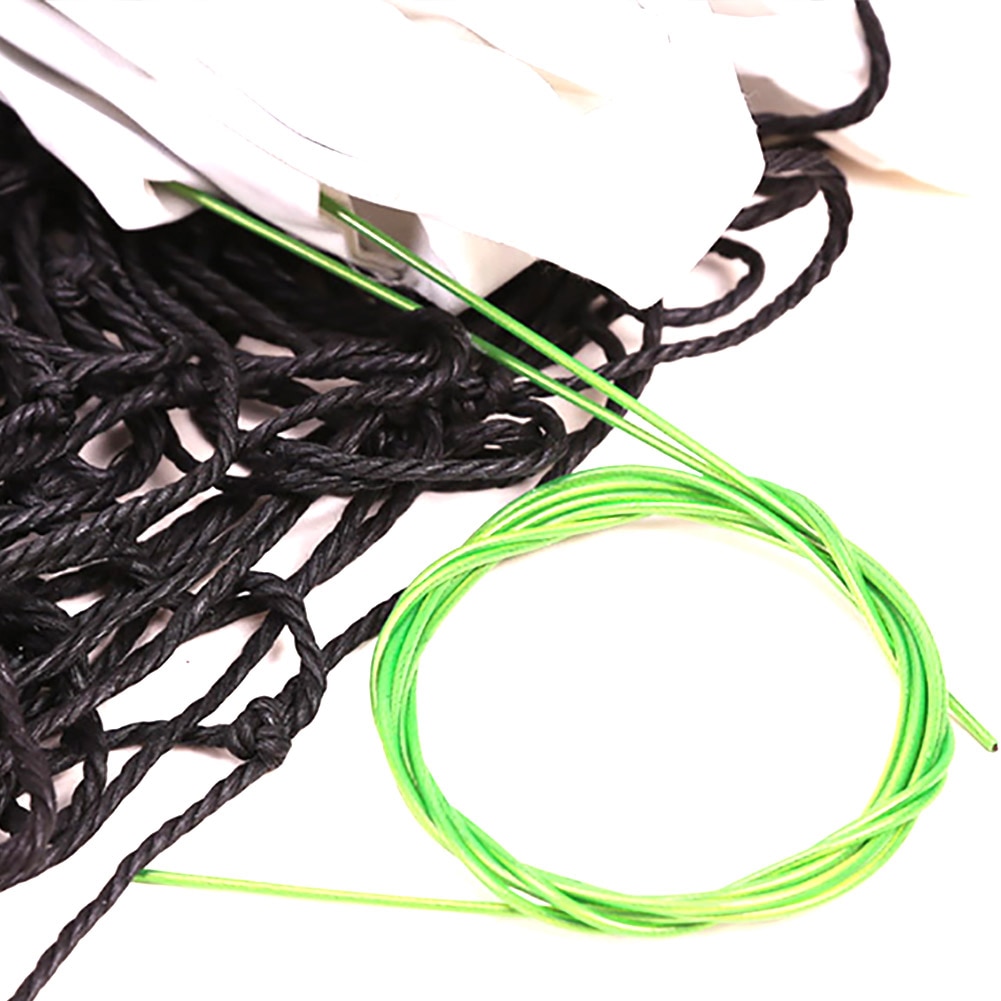 Standard badmintonnet indendørs udendørs sport volleyballtræning bærbar quickstart tennis badminton firkantet net 9.5 x 1m