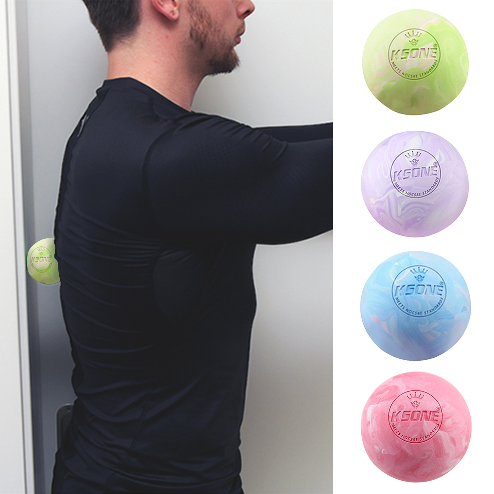 Muskulær afslapning camouflage gym lindre fascia yoga rejse fitness massage mini hjemme lacrosse bold blød gummi træning sport