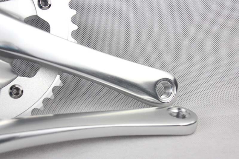 Fixed Gear 44T Crank Set Bike Bicycle Aluminum Chainwheel Alloy Crank Set Sprocket Crankset
