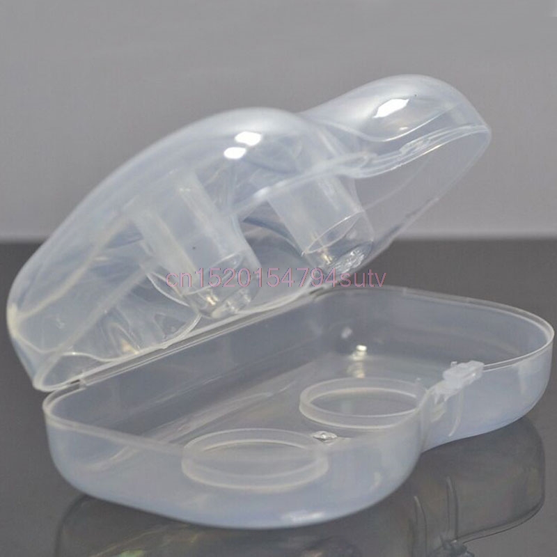 2 Pcs Silicone Nipple Protectors Feeding Mothers Nipple Shields Protection Cover Breastfeeding 7489