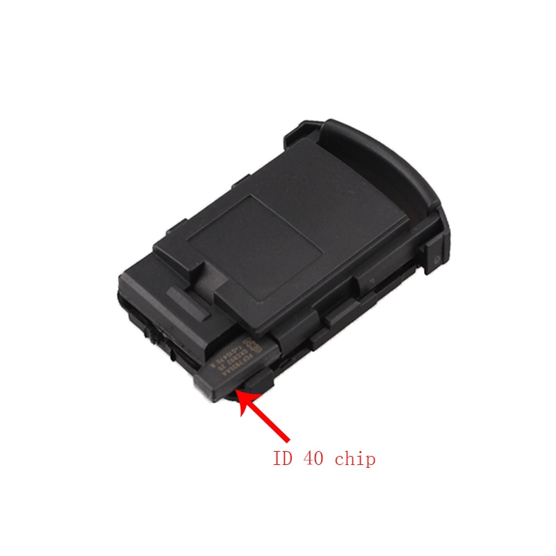 BHKEY 2 Tasten Auto Schlüssel Für Vauxhall Opel Corsa C Combo Tigra Meriva Agila Fernbedienung Schlüssel fallen Abdeckung fob 433 mhz Ich würde40 Chip 5WK4 8668