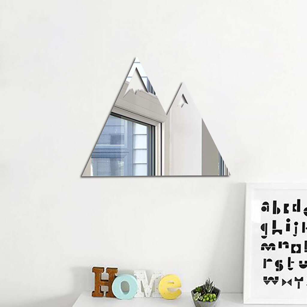 Nordique acrylique miroir dessin animé mur caméra accessoires enfants chambre décoration murale dessin animé décor miroir salle de bain bébé chambre miroir: C