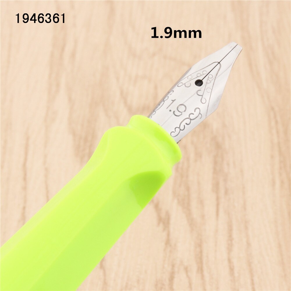 Jinhao 871 fluoresoiva vihreä gootti rinnakkain taide kukka body art litteä kärki vinyyli tiibetin arabia opiskelija toimisto mustekynä: 1.9mm