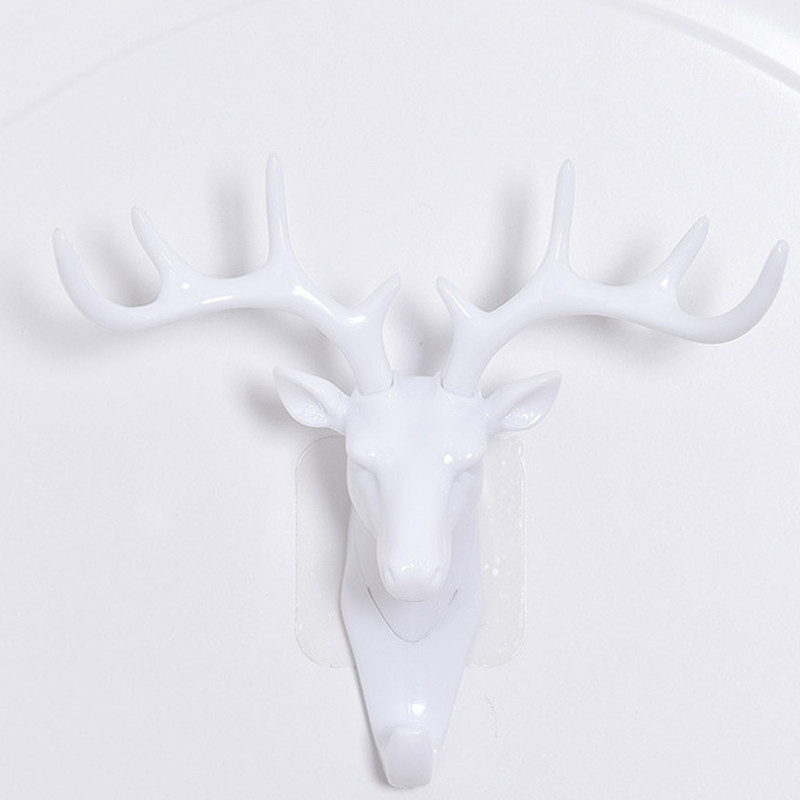 Ganchos montados en la pared, perchero con cabeza de Animal, perchero para colgar en la pared, caballo, jirafa, alce, elefante, decoración decorativa, accesorios de baño: Verde claro
