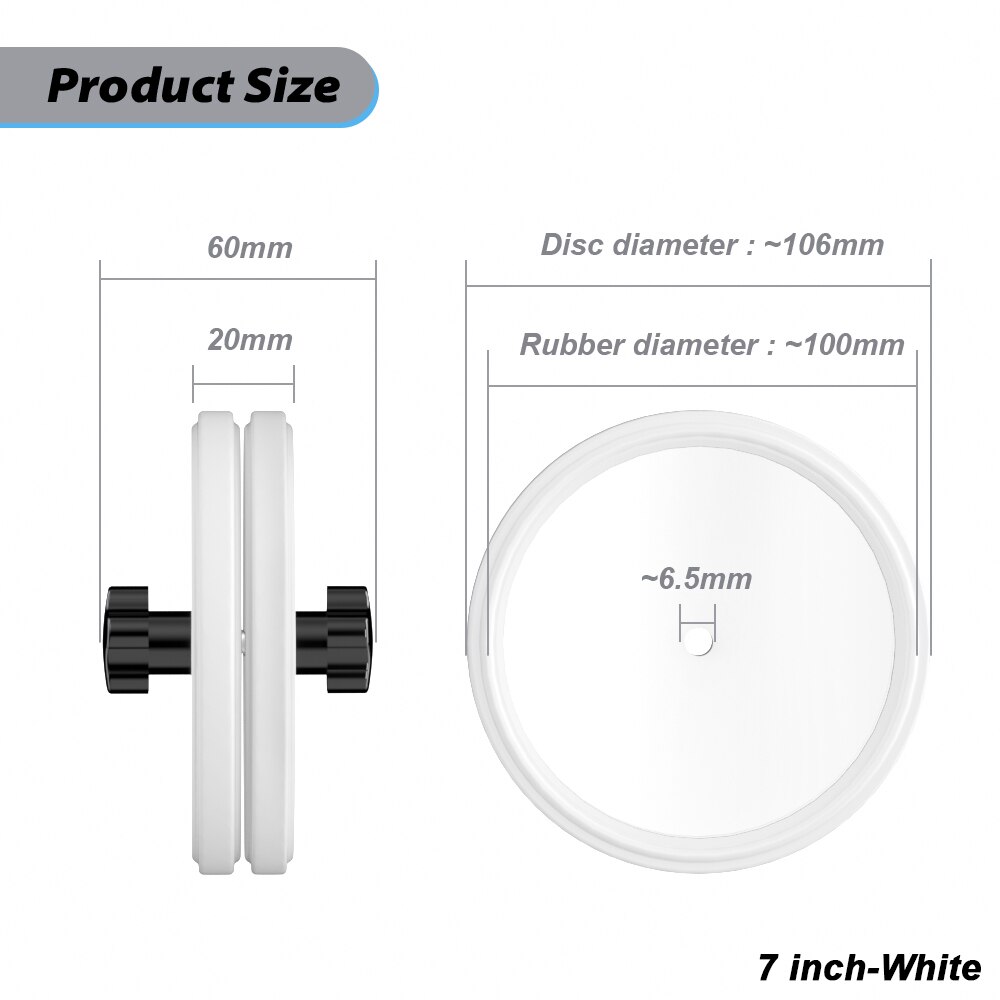 Risparmio di etichette per dischi in vinile LP da 12 pollici o etichetta impermeabile per la pulizia dei dischi in vinile EP da 7 pollici: bianca 7 pollice