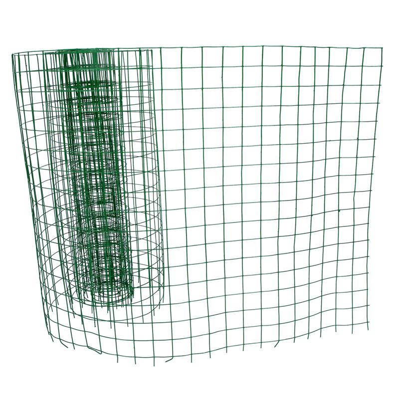 Garden Use Iron Mesh Wire Net For Yard Park Netting Galvanized Iron Wire Mesh Vinyl Coated Roll Garden Fence Wire Fence