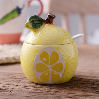 Frutta di Stile di Disegno di Zucchero Ciotola di frutta A Casa impostato Da Cucina Ceramica saldi Condimento pentola Vasetti: design 3