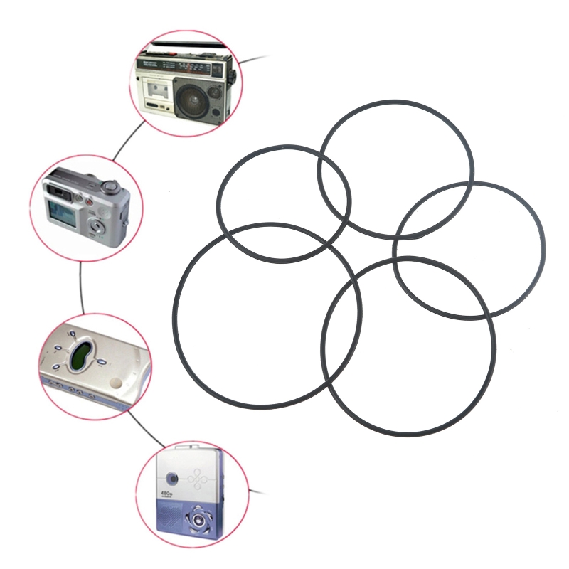 20 sztuk uniwersalny 1.5mm kaseta magnetofonowa guma do wymiany DVD kaseta magnetofonowa magnetofon gramofon pasek pasek