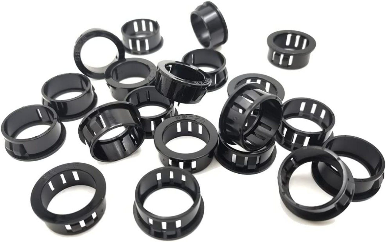160 stücke Schnapp tülle Dichtung Nylon Schnapp buchse Schnur Schnalle Typ Schutzs pule Ring Tülle Kabel See hülse Gummis topfen