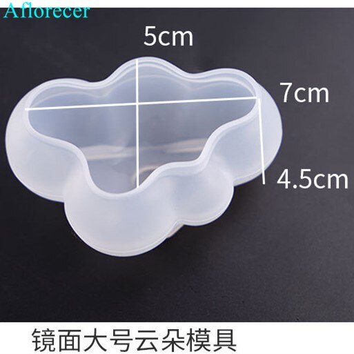 Moldes de silicona para velas en forma de nube en 3D, molde de escayola de yeso DIY para decoración del hogar de bodas, moldes de silicona para jabón y velas