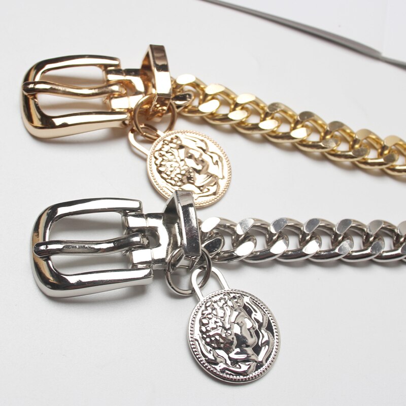 Taille kette gürtel Gold silber metall gürtel für frauen kleid halskette riem cinturon mujer schmuck gotisch koreanische stil bund