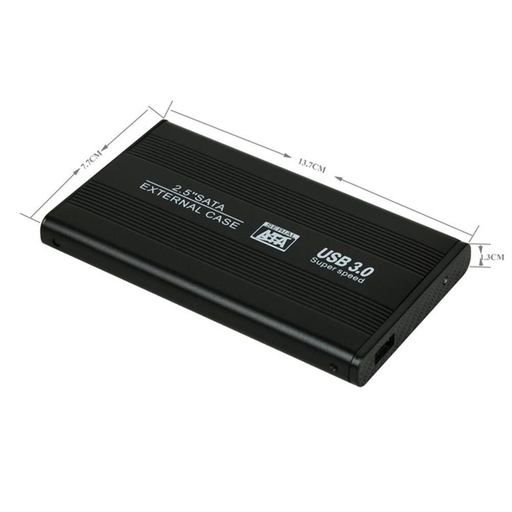 USB 3.0 HDD Enclosure 2.5" SATA External Hard Disk Box 5GBps for Windows 98/se/me/2000/xp/win7/8/10 Mac OS8.6 and Higher