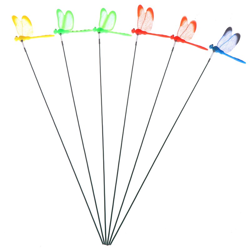 5 kpl/erä kukkakoristelu satunnainen puutarha 30cm keinotekoinen sudenkorento puutarhan nurmikko koristeltu