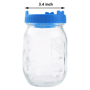 86mm de largura boca jar tela brotando filtro tampa kit crescendo salada feijão interior brotando tampa artigos para casa jar 1pc