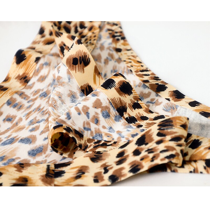 Culotte pour femmes, sous-vêtement imprimé d&#39;animaux, sans couture, string sans Trace, Lingerie, G-string, M-XL