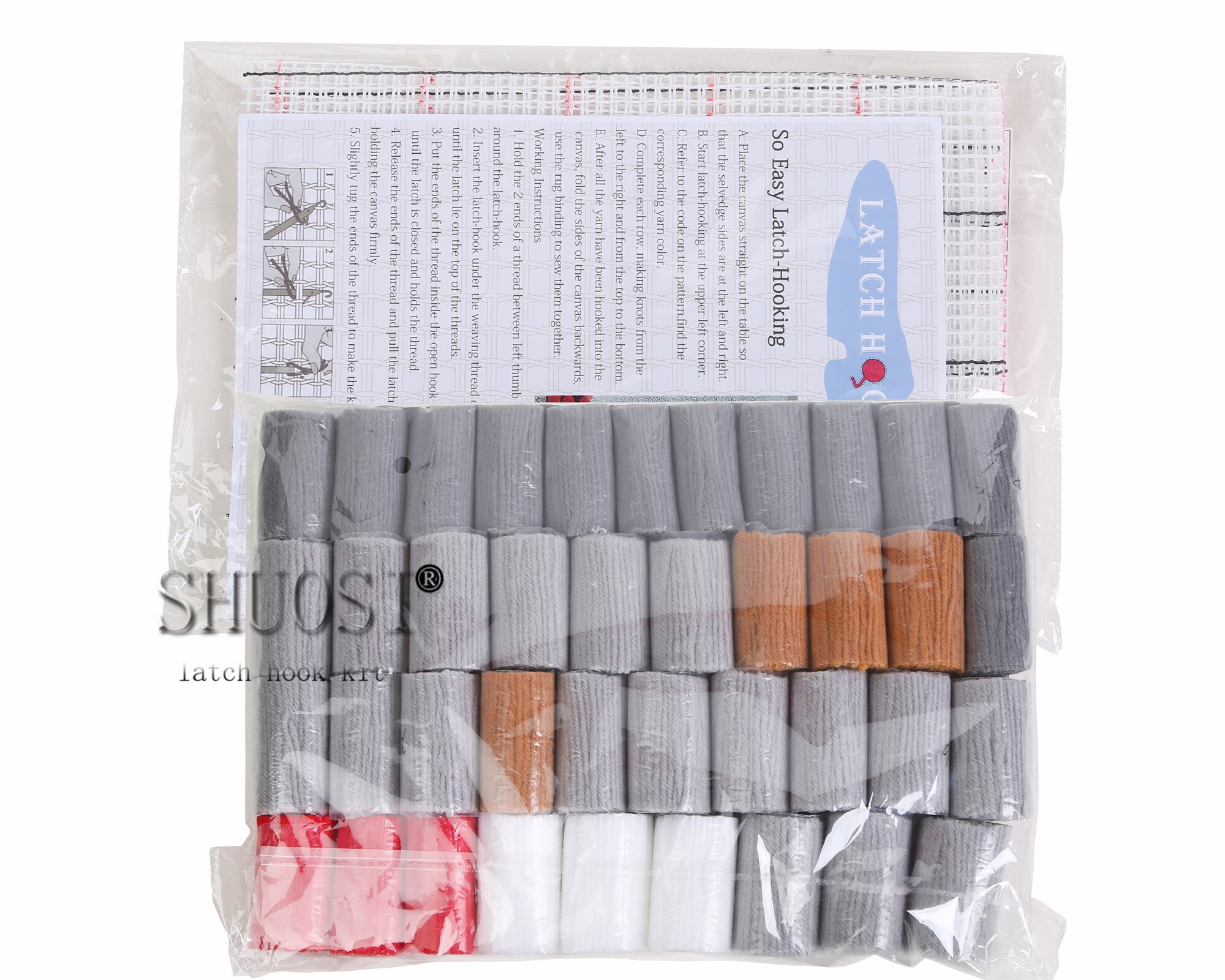 61x87cm-(Flowers) Latch Hook Tapestry Kits Rug Crochet Hobby and Craft DIY Thread Embroidered Hanging painting