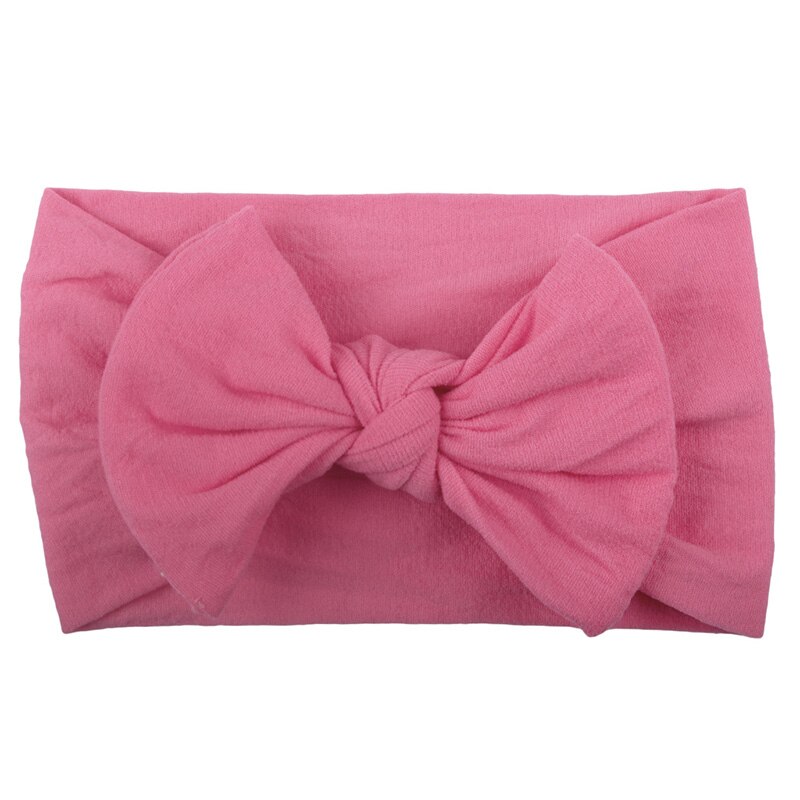 Bandeaux mignons pour bébés filles, accessoires de cheveux pour tout-petits, Turban solide, nœud, accessoires pour filles