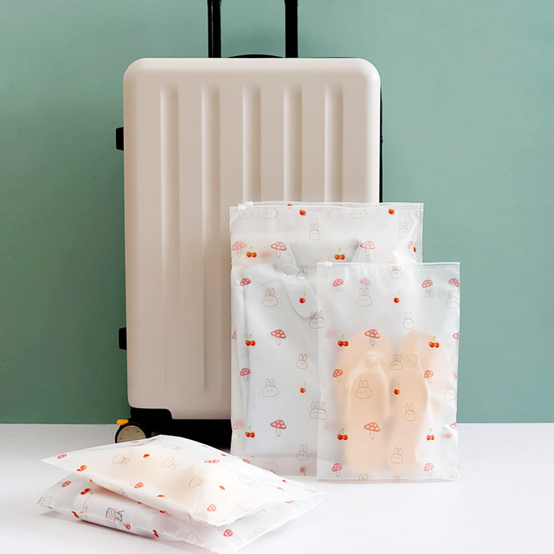 Bolsas de plástico reutilizables con cierre hermético para almacenamiento de ropa, organizador de equipaje impermeable para almacenamiento de zapatos, calcetines transparentes, 1 piezas