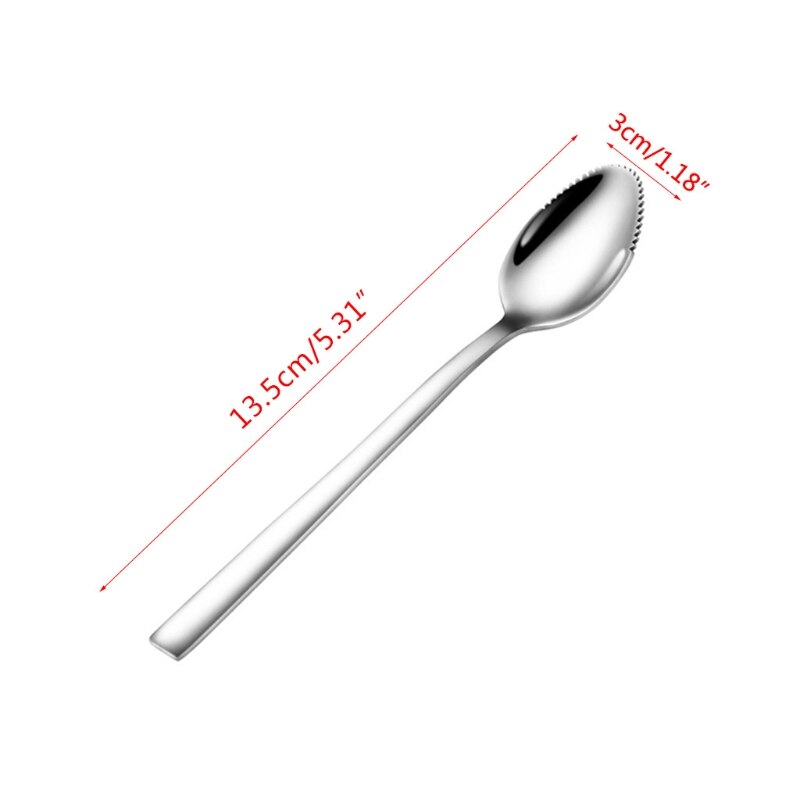 Grapefruit Spoons Serrated Edge Stainless Steel Fruit Grapefruit
