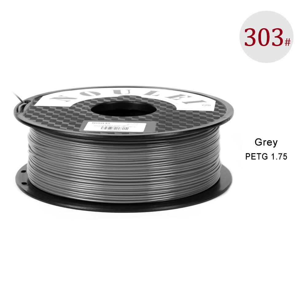 Noulei petg filament 1.75mm plast 3d tryck filament petg 1kg höghållfast 3d tryckmaterial: Grå