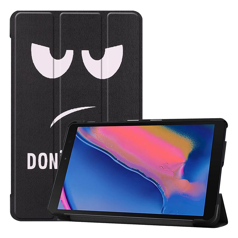 Case For Samsung Galaxy Tab A 8.0 inch S Pen Ultra Slim Leather Magnetic Stand Cover For Galaxy Tab SM-P200 SM-P205 Funda: eye