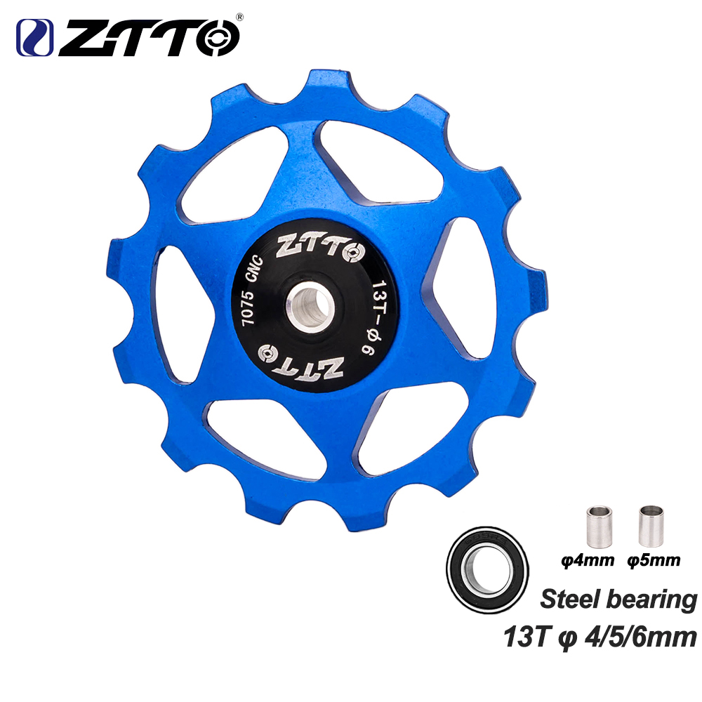 MEROCA Deragliatore Bicicletta Cuscinetto In Ceramica 11/13T Strada Mountain Bike Pulegge Ruota Mtb 9v 10v 11v Pulegge Deragliatore Posteriore  18