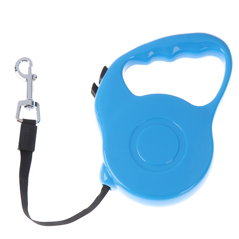Dog Leash Automatic Retractable Walking Lead Pet Extending Traction Rope 5 color: Blue