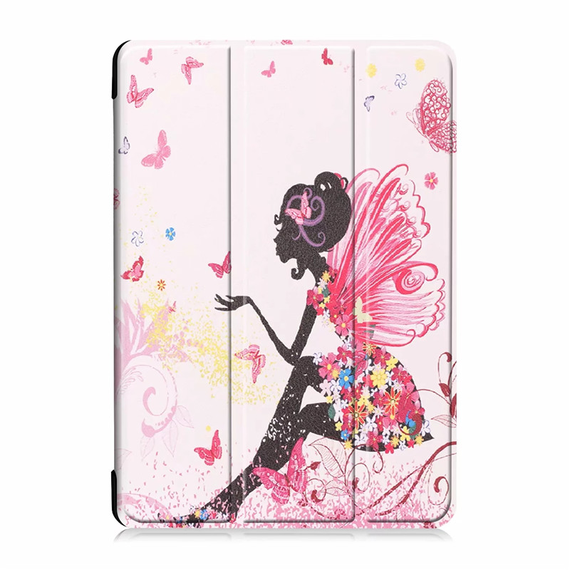 Sprawa dla Lenovo Tab M10 TB-X505F TB-X505X TB-X505L TB-X605F TB-X605L 10.1 cal składany stojak pokrywa dla Funda Lenovo Tab M10 przypadku: Girl