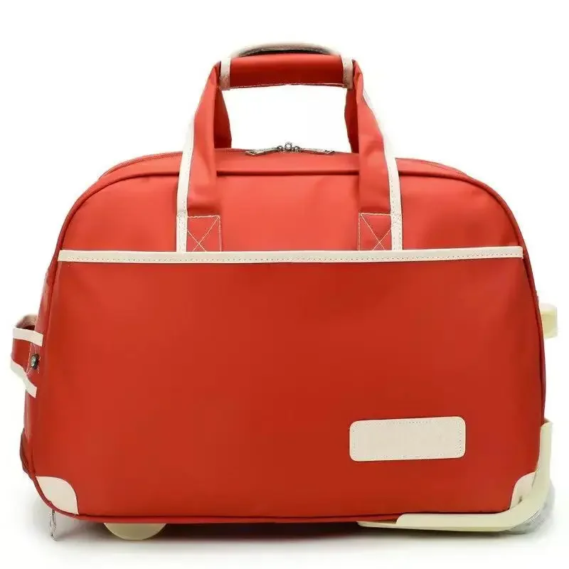 Koffer wochenende tasche Wasserdichte Gepäck big bag Roll Gepäck trolley Gepäck Dame Reise koffer mit Rädern tragen auf