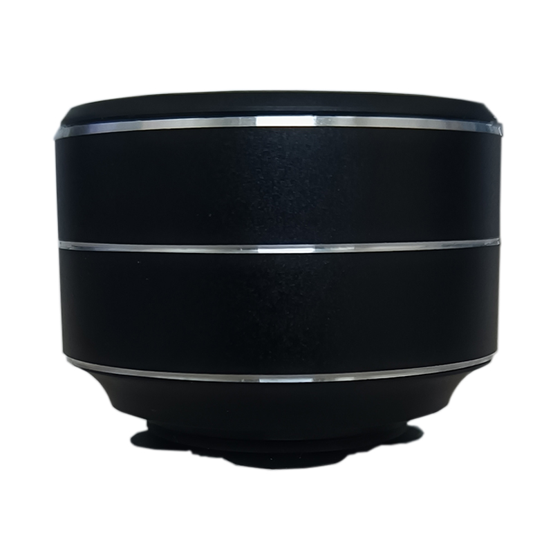 Knochenleitungs-Funklautsprecher – Saugnapfhalterung, TWS-HiFi-Sound mit verbesserter Bass, tragbarer Schleife, Resonanzfunktionen für dynamisches Audio: Black