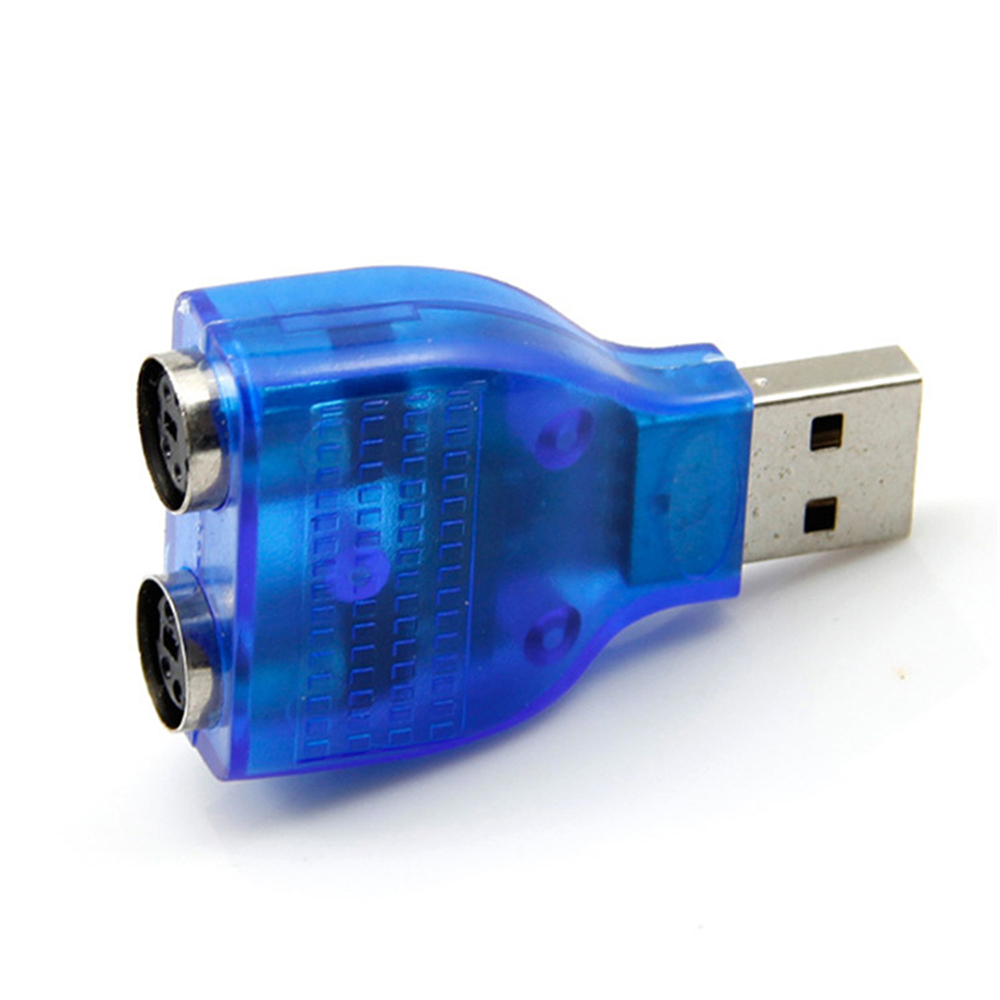 Slim USB 2.0 To PS/2 Adapter Dongle To Use Your PS/2 Keyboard/Mouse On A USB Port Computer Accessories Cable Adapter