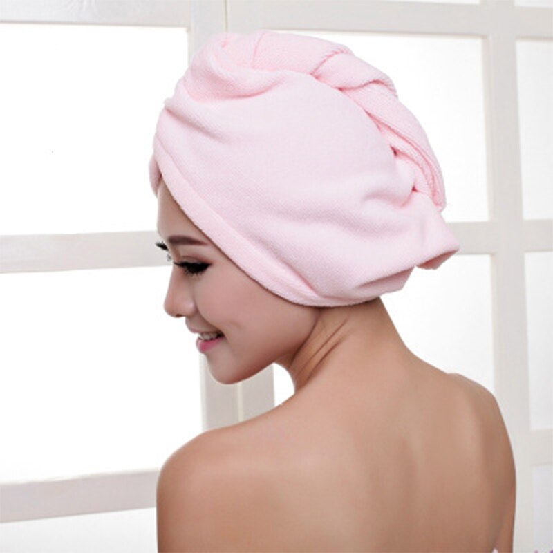Dikke microvezel zachte badhanddoek haar droog snel drogend damesbadhanddoek badgereedschap huishoudelijk product badhanddoek douchekap: 2