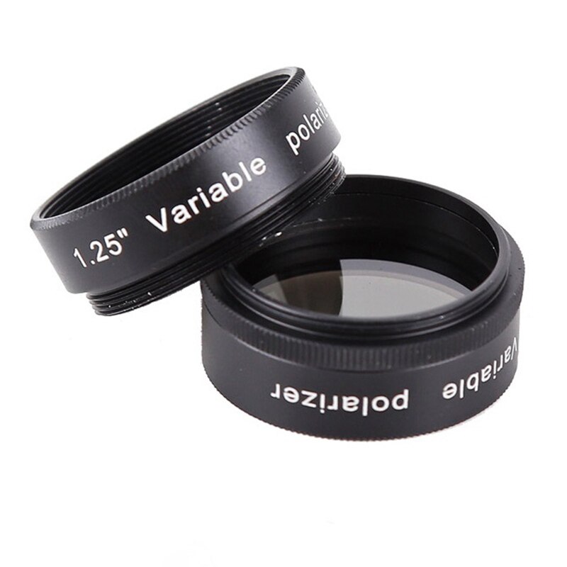 Angeleyes 1,25 pulgadas filtro Variable polarizador astronomía Monocular telescopio ocular filtro telescopio polarizador