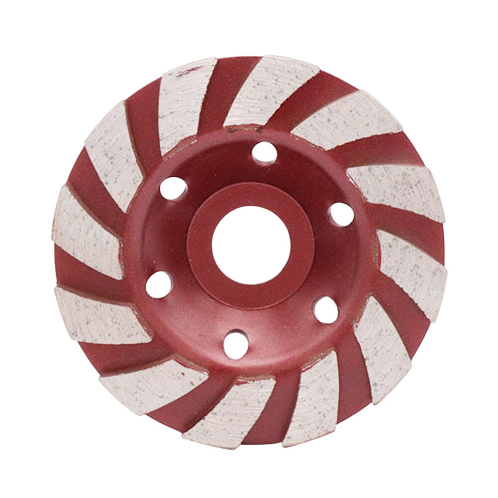 Diamond Grinding Wheel Granite Stone Ceramics Tools Disc Bowl Shape Grinding Cup Concrete Granite Stone Ceramics Tools: Red