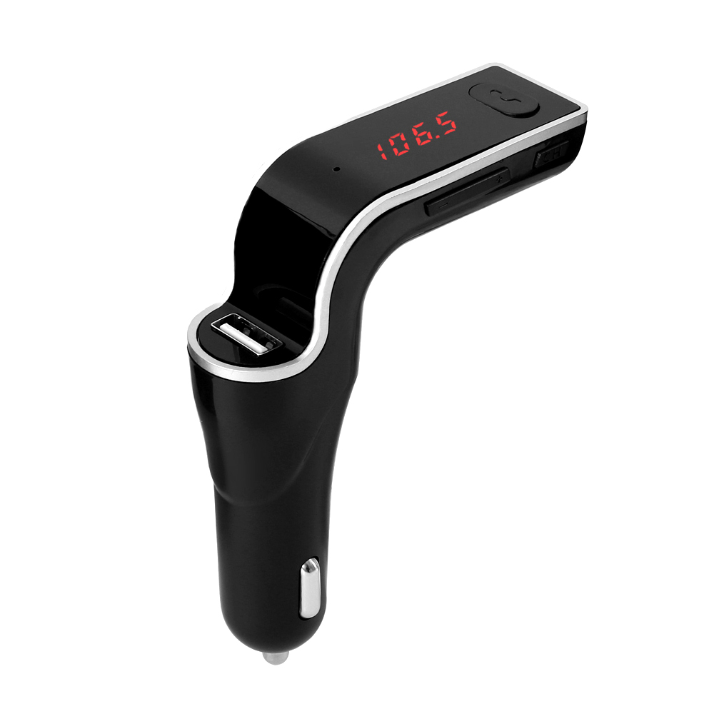 Car Wireless FM Transmitter Hands Free AUX Modulator Car Bluetooth Kit MP3 Player SD USB LCD Car USB Charger Accessories: Default Title