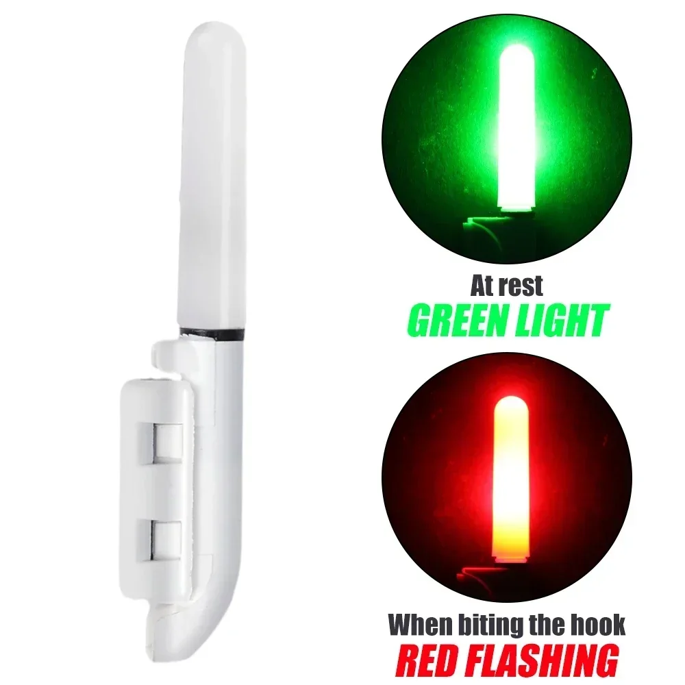 Waterproof Fishing Electronic Rod Luminous Stick Light LED Removable Float Tackle Night Rock Fishing Accessorie CR425 Battery: WHITE