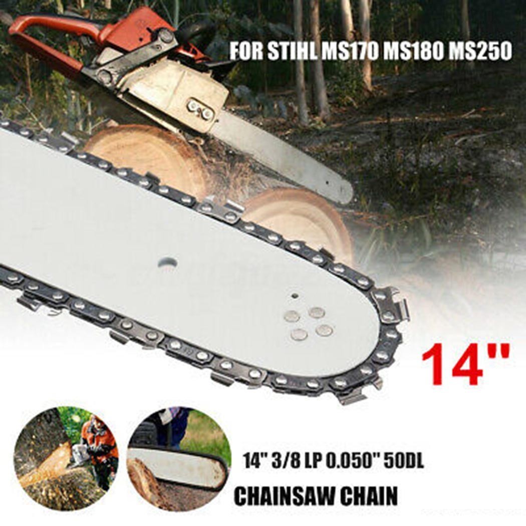 14Inch Kettingzaag Ketting 3/8 Lp 50dl Zaag Ketting Voor Stihl Ms170 Ms180 M 50 Kettingzaag Accessoires Tuingereedschap