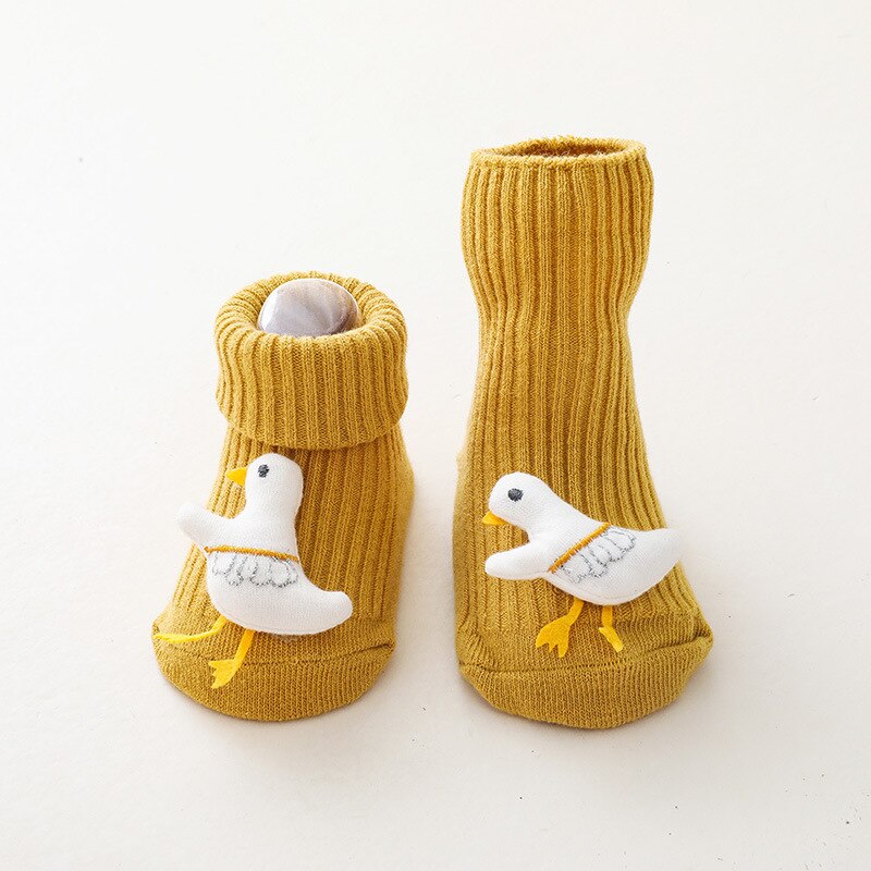 Karikatur Puppe Anti Unterhose Baby Socken Nette Herbst Winter Warme Kleinkind Kleinkind Socken Weiche Elastische Neugeborenes Mädchen Jungen Boden Socken