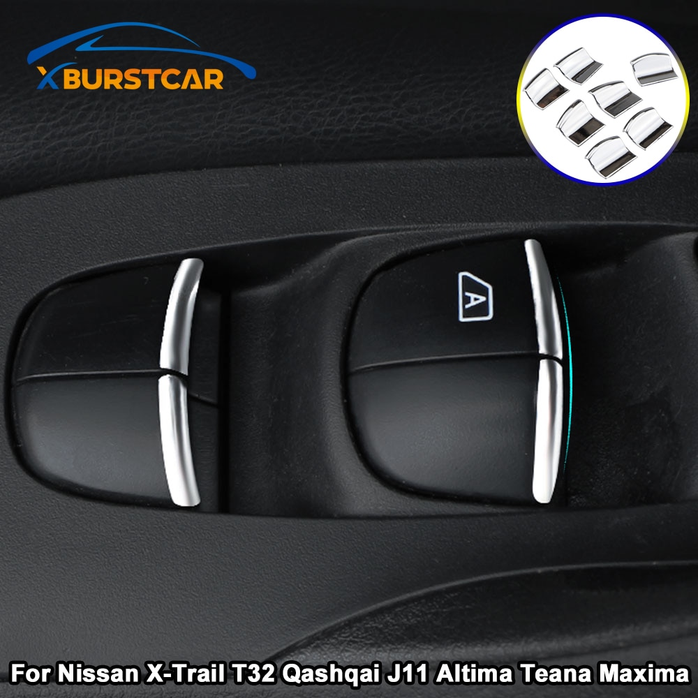 Xburstcar til nissan x-trail  t32 qashqai  j11 altima teana maxima bildør rudeløfter pailletter trim abs krom klistermærker