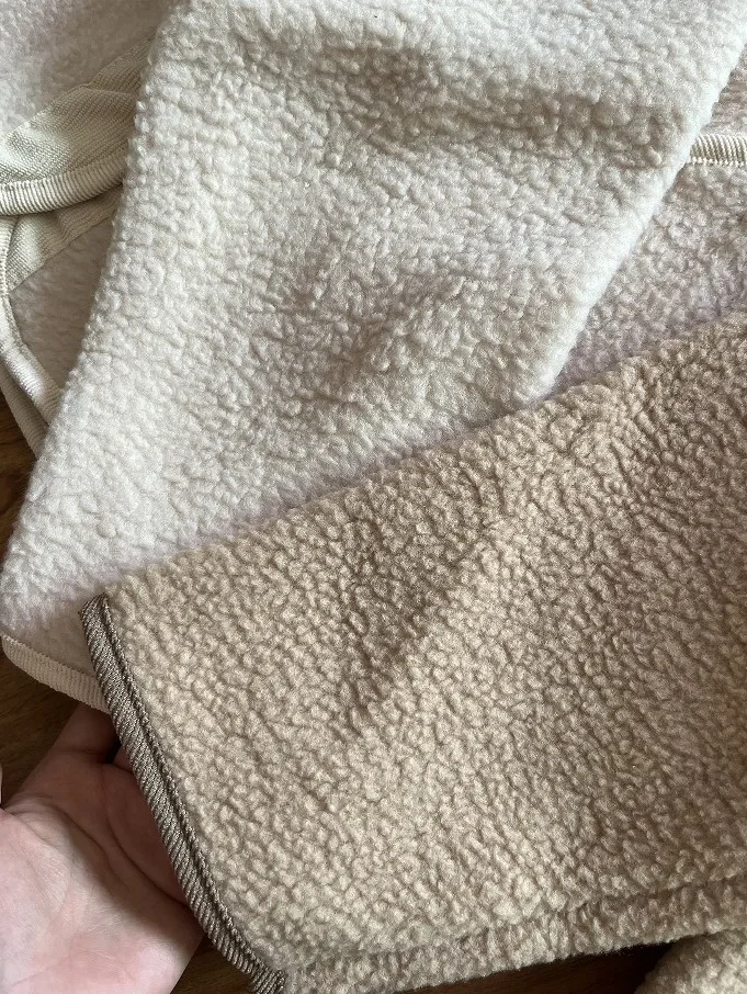 Lambthair tjocka kappor kvinnor koreanska dragkedja söta lösa fleecejackor höst vinter casual jacka en linje söta jackor