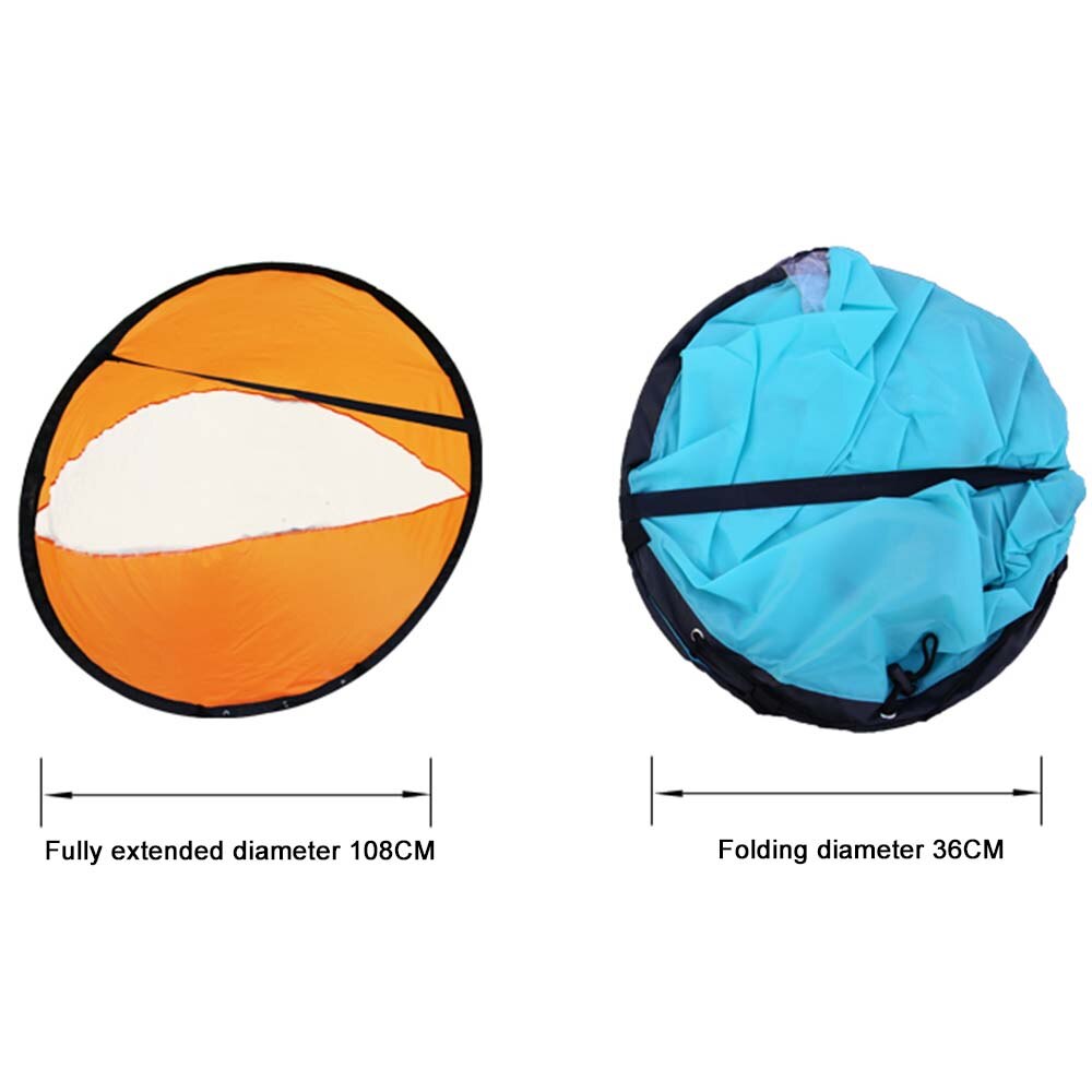 Foldable Kayak Boat Wind Sail Sup Paddle Board Sailing Paddle Rowing Boats with Clear Window Folding Sail Kayak Accessories