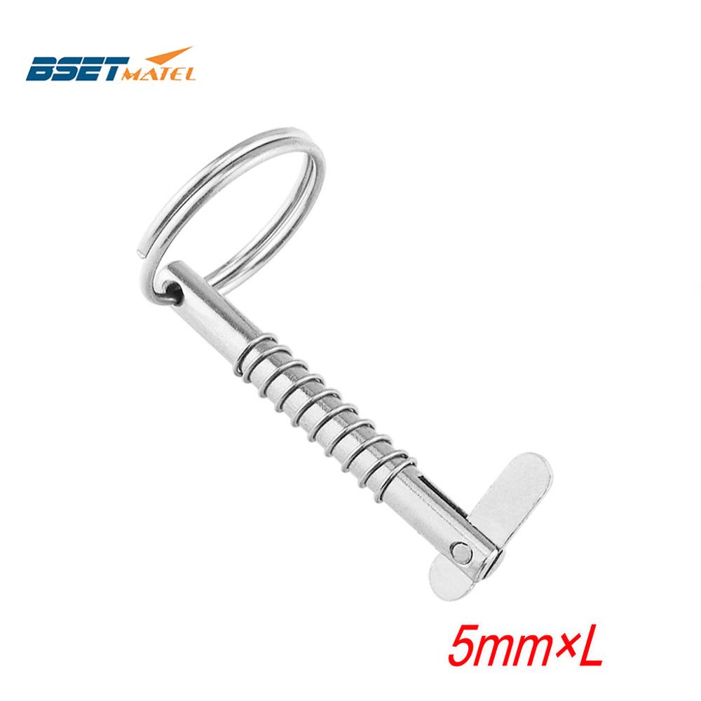 Goupille de dégagement rapide d'acier inoxydable de la catégorie 316 Marine de MATEL de 5mm BSET pour le bateau