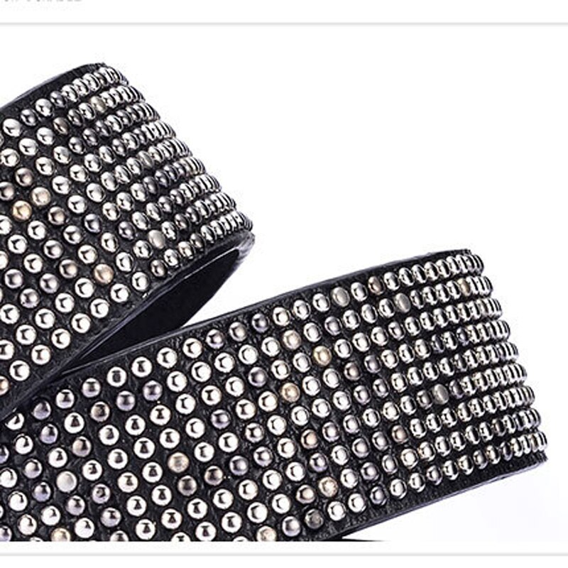 Klinknagel riem dames riemen met studs dames pu leer rock dames riem hiphop riem voor jeans