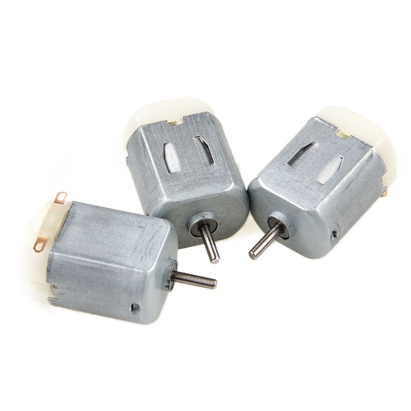 Moteur Miniature DC 3V-6V 130, 3 pièces, pour jouet électrique, voiture, Robot, pièces de bricolage