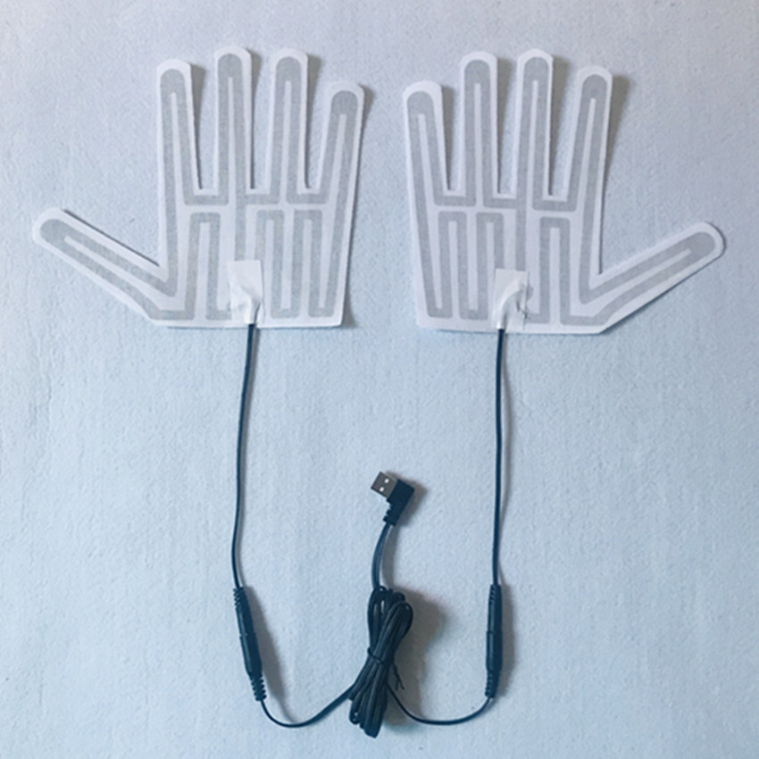 5v winterse thermische handverwarmers voor buiten, geschikt voor schoenen en handschoenen, van koolstofvezel, met usb-aansluiting, verwarmingskussens en elektrisch verwarmingselement.: Roségoud