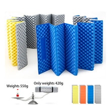 Esterilla ultraligera para acampar, colchoneta plegable de espuma para exteriores, Picnic, senderismo, equipo de senderismo, impermeable
